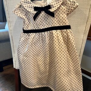 NWT Carter’s Holiday Dress Velvet Polka Dots